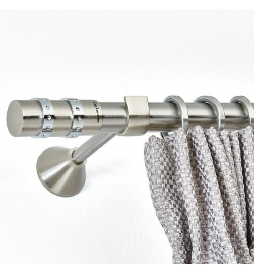 Κουρτινόξυλο guy laroche ecstacy Φ25 νίκελ ματ