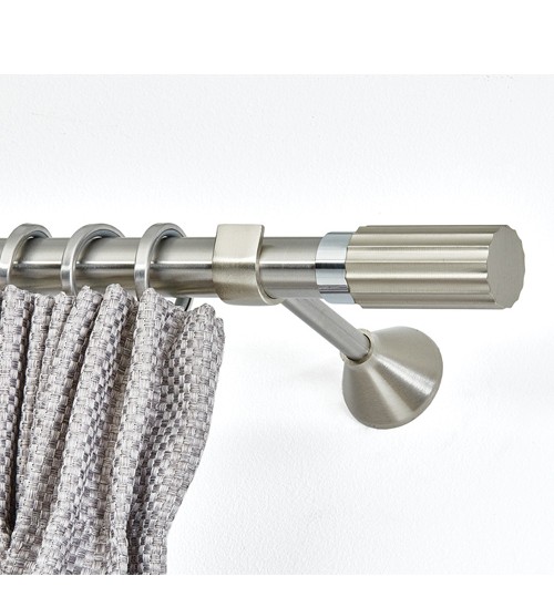 Κουρτινόξυλο guy laroche glamour Φ25 νίκελ ματ