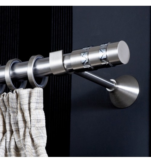 Κουρτινόξυλο guy laroche Φ25 tango νίκελ ματ