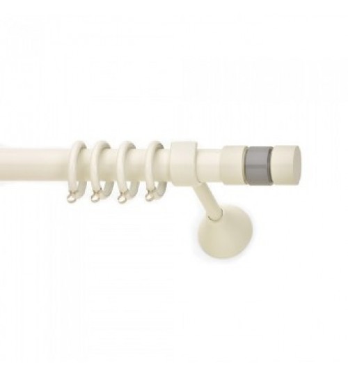 Κουρτινόξυλο παιδικό livorno Φ25 εκρου γκρι 