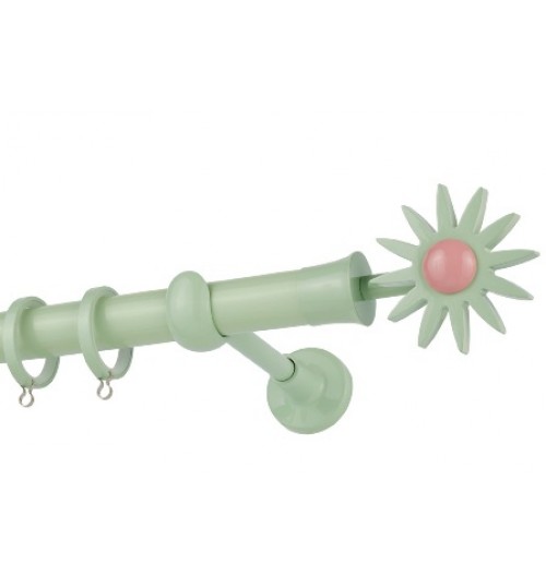 Κουρτινόξυλο παιδικό Φ25 CP4054 φιστικί ροζ