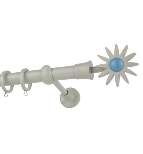 Κουρτινόξυλο παιδικό Φ25 CP4054 γκρι γαλάζιο