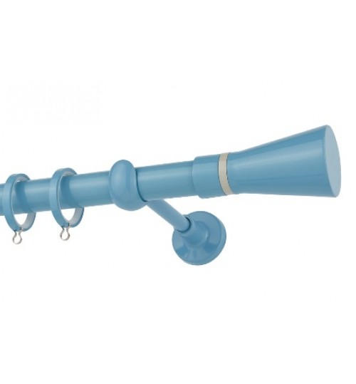 Κουρτινόξυλο παιδικό Φ25 CP4110 γαλάζιο γκρι