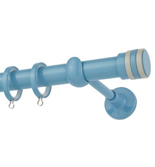 Κουρτινόξυλο παιδικό CP4132 γαλάζιο γκρι