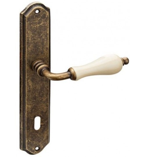 Πόμολο πόρτας χειρολαβή k305 αντικε-πορσελάνη μπεζ