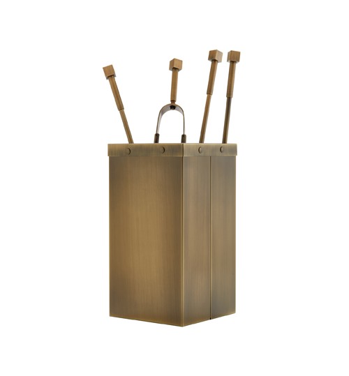 Σετ εργαλείων τζακιού κουβαδάκι 1220/k12 μπρονζε