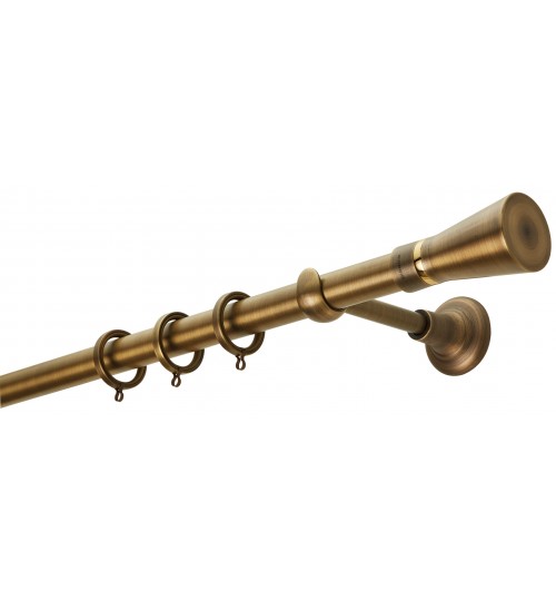 Κουρτινόξυλο μπρονζε 4110 (φ25)