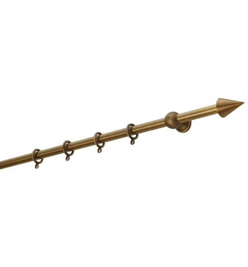 Κουρτινόξυλο μπρονζε 418 (φ12)