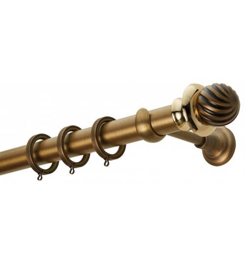 Κουρτινόξυλο μπρονζε 423 (φ35)