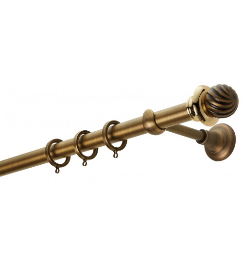 Κουρτινόξυλο μπρονζε 423b (φ25)