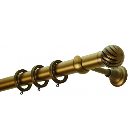 Κουρτινόξυλο μπρονζε 427 (φ25)