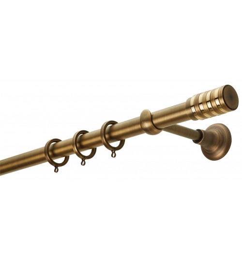 Κουρτινόξυλο μπρονζε 438 (φ25)