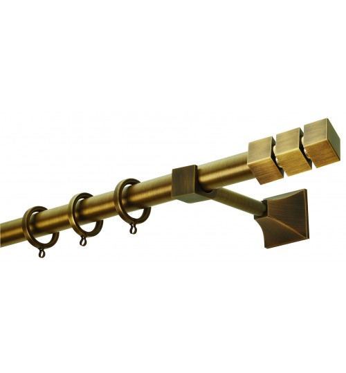 Κουρτινόξυλο μπρονζε 473 (φ25)