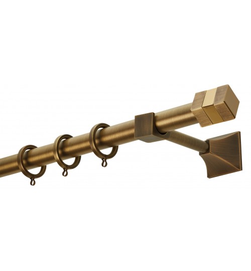 Κουρτινόξυλο μπρονζε 474 (φ25)