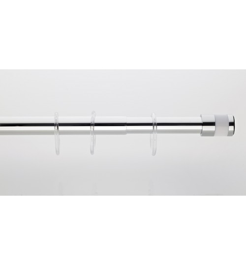 Κουρτινόξυλο  μπάνιου 1254 glass (120-220cm)